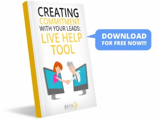 Create lead commitment: Live Help Tool